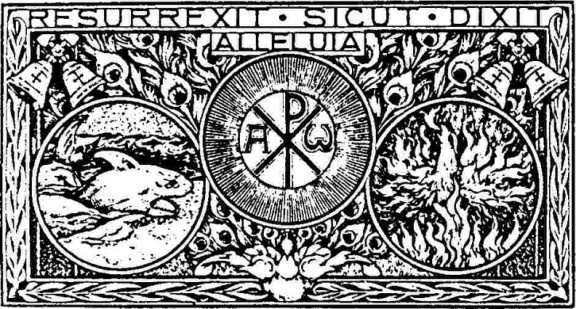 Jonah, Resurrection, Peacock and XP Symbols 001